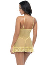 Valentine Lacey Babydoll Pale Banana