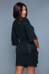 BeWicked Sylvie Robe Black