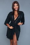 BeWicked Sylvie Robe Black