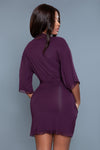 BeWicked Sylvie Robe Violet