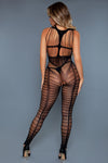 BeWicked The Total Babe Bodystocking Black