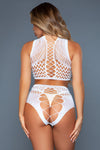 BeWicked Ring My Bell Bodystocking White