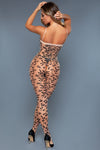 BeWicked Luscious Bodystocking Animal Print Sheer