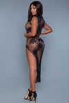 BeWicked All Night Long Dress Bodystocking Black