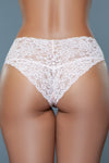 BeWicked Nessa Lace Brief Panties 3 Pack Pink, Coral, Navy