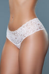 BeWicked Nessa Lace Brief Panties 3 Pack Pink, Coral, Navy