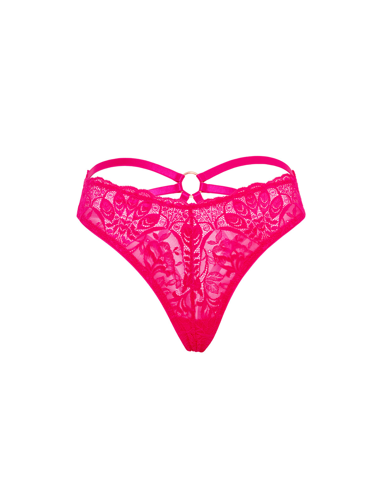 Lina Crotchless Panty Pink Yarrow