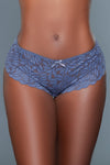 BeWicked Livvy Hipster Mid Rise Lace 3 Pack Panties Pink Peach Gray