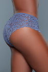 BeWicked Livvy Hipster Mid Rise Lace 3 Pack Panties Pink Peach Gray
