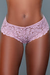 BeWicked Livvy Hipster Mid Rise Lace 3 Pack Panties Pink Peach Gray
