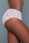 BeWicked Livvy Hipster Mid Rise Lace 3 Pack Panties Pink Peach Gray