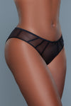BeWicked Sheer Brief Sabrina Panty Black