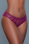 BeWicked Sabrina Sheer Panty Cheeky Bikini Purple