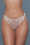 BeWicked Mabel Sheer Bikini Brief Panty Beige