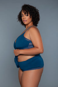 BeWicked Queen Piper Cami Set Modal Deep Royal Blue