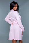 BeWicked Waffle Robe Light Pink