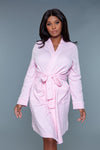 BeWicked Waffle Robe Light Pink