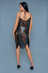BeWicked Tropical Rays Cover Up Dress Black