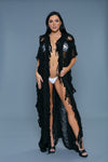 BeWicked Vivian Crochet Cover Up Black