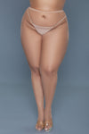 BeWicked Up All Night Pantyhose Fishnet Beige