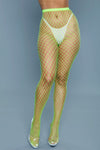 BeWicked Can't Back Down Pantyhose Neon Green