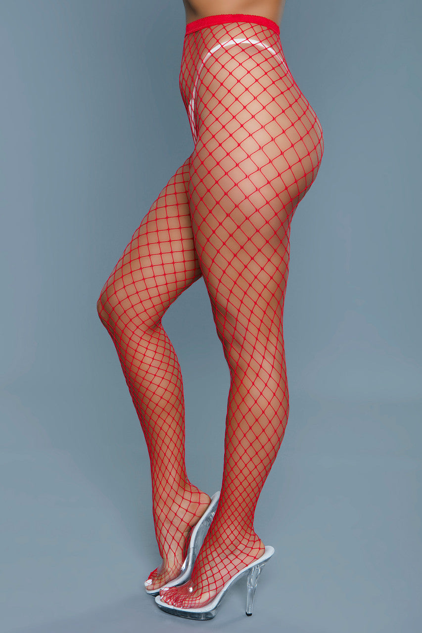 BeWicked Can't Back Down Pantyhose Red