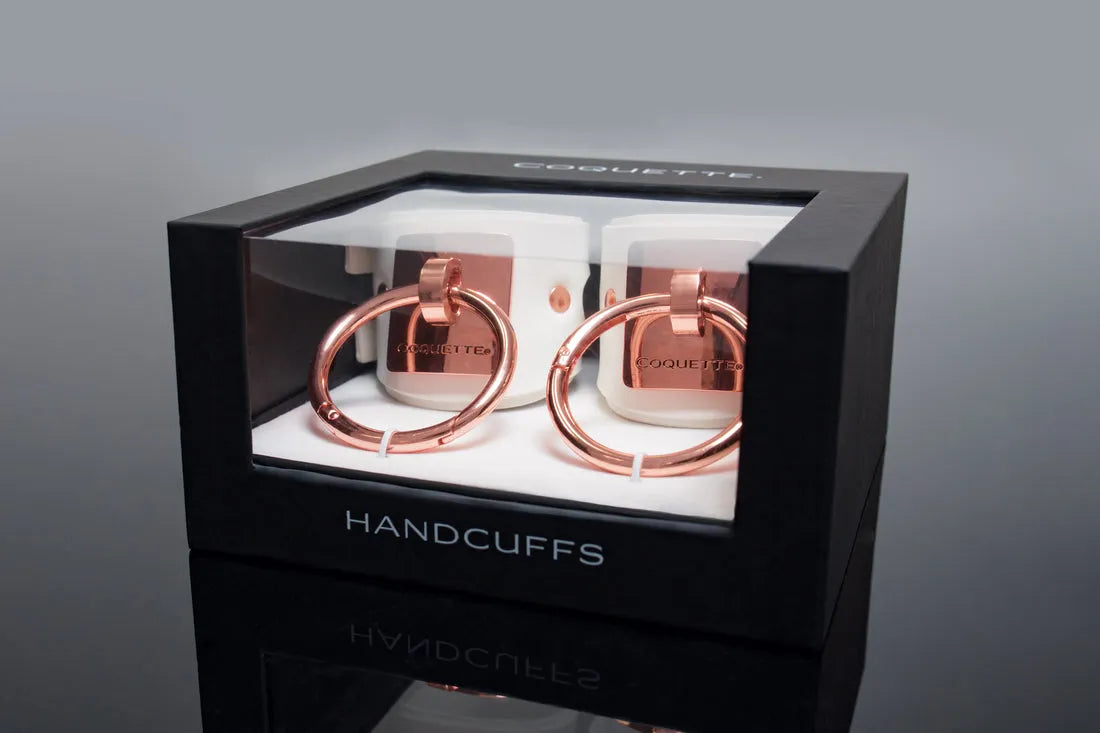 Coquette Pleasure Collection Adjustable Accessory White/Rose Gold-Rebel Romance