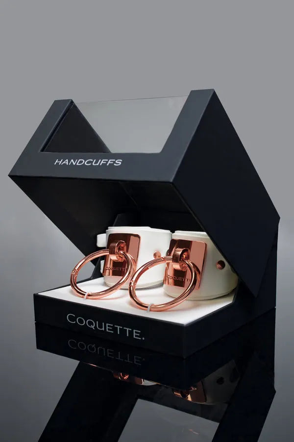 Coquette Pleasure Collection Adjustable Accessory White/Rose Gold-Rebel Romance
