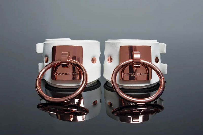 Coquette Pleasure Collection Adjustable Accessory White/Rose Gold-Rebel Romance