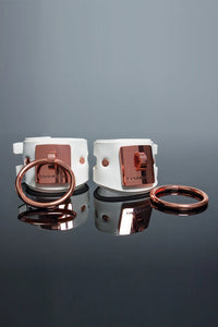 Coquette Pleasure Collection Adjustable Accessory White/Rose Gold-Rebel Romance