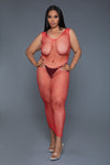 BeWicked Unleash Me Dress Bodystocking Black White Red or Blue