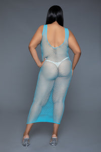 BeWicked Unleash Me Dress Bodystocking Black White Red or Blue