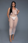 BeWicked Unleash Me Dress Bodystocking Black White Red or Blue