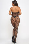 BeWicked Hearts Valena Bodystocking Black