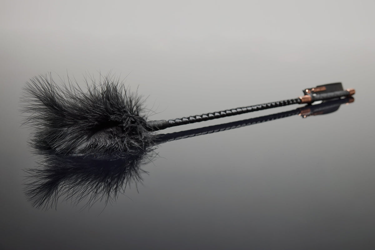 Coquette Pleasure Collection Feather Tickler Black-Rebel Romance