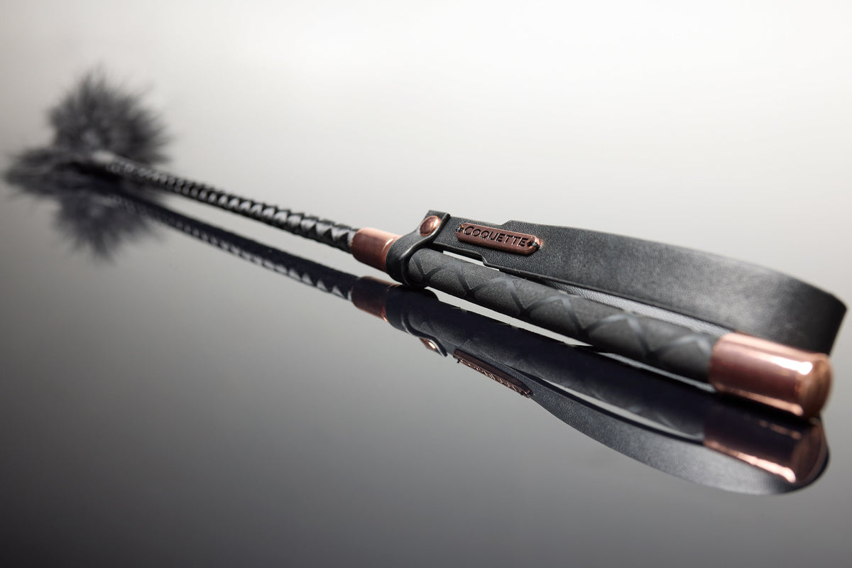 Coquette Pleasure Collection Feather Tickler Black-Rebel Romance