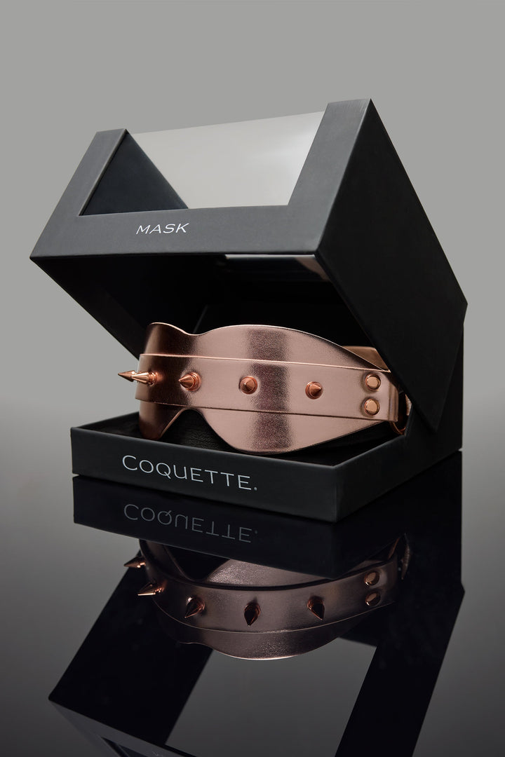 Coquette Pleasure Collection Eye Blind Fold - Rose Gold
