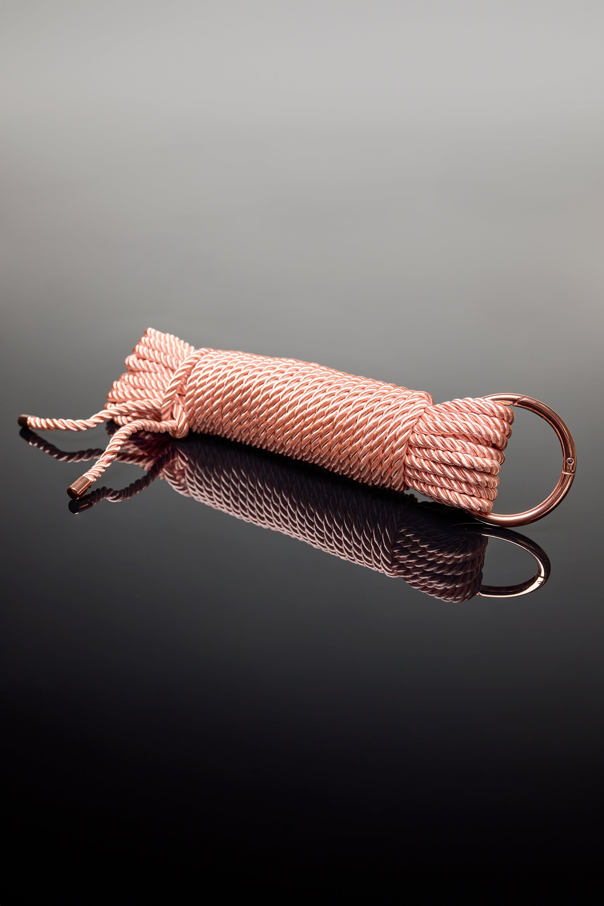 Coquette Pleasure Collection Silky Smooth Rope - Rose Gold-Rebel Romance