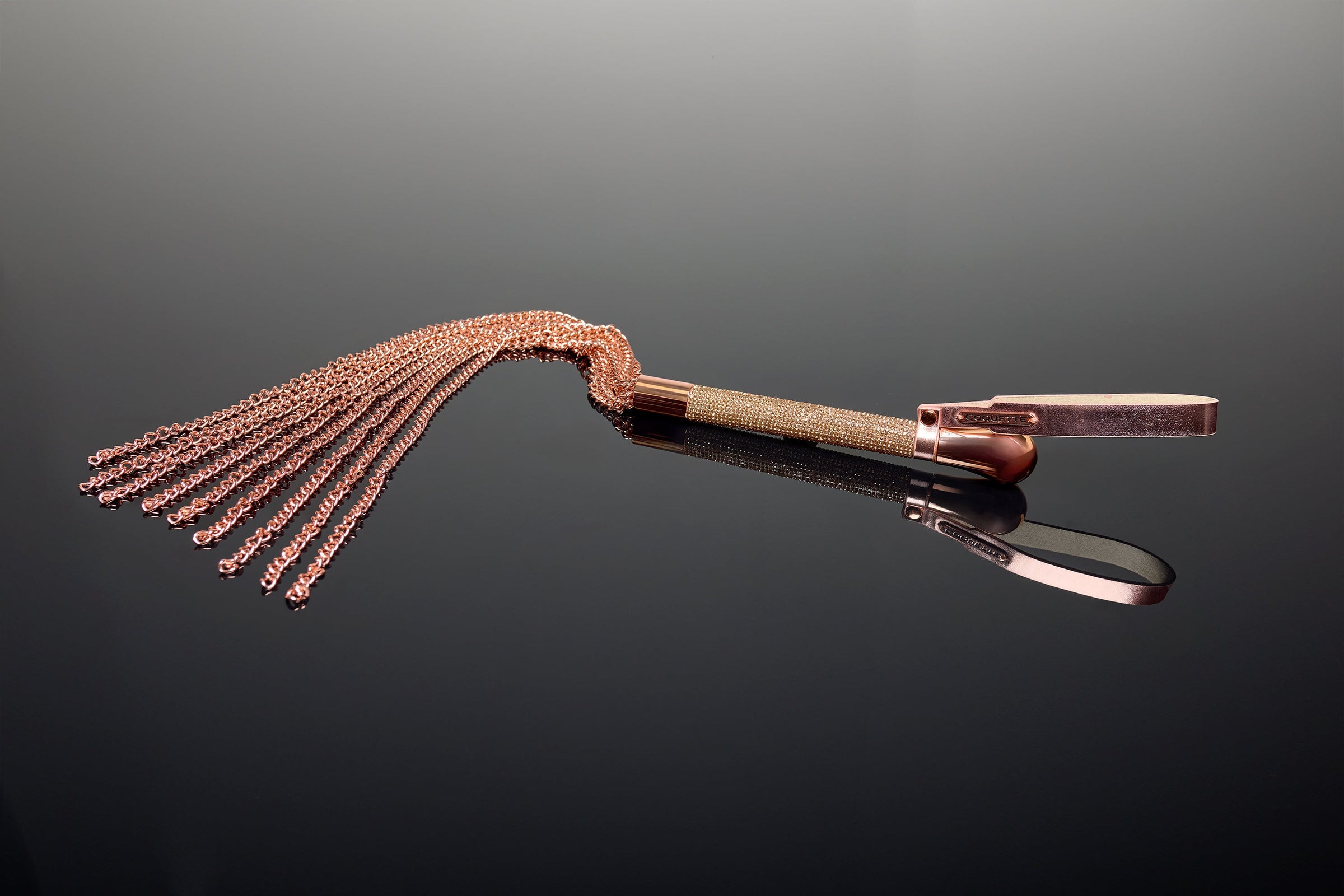 Coquette Pleasure Collection Chain Whip Accessory - Rose Gold-Rebel Romance