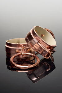 Coquette Pleasure Collection Wrist Cuffs - Rose Gold-Rebel Romance