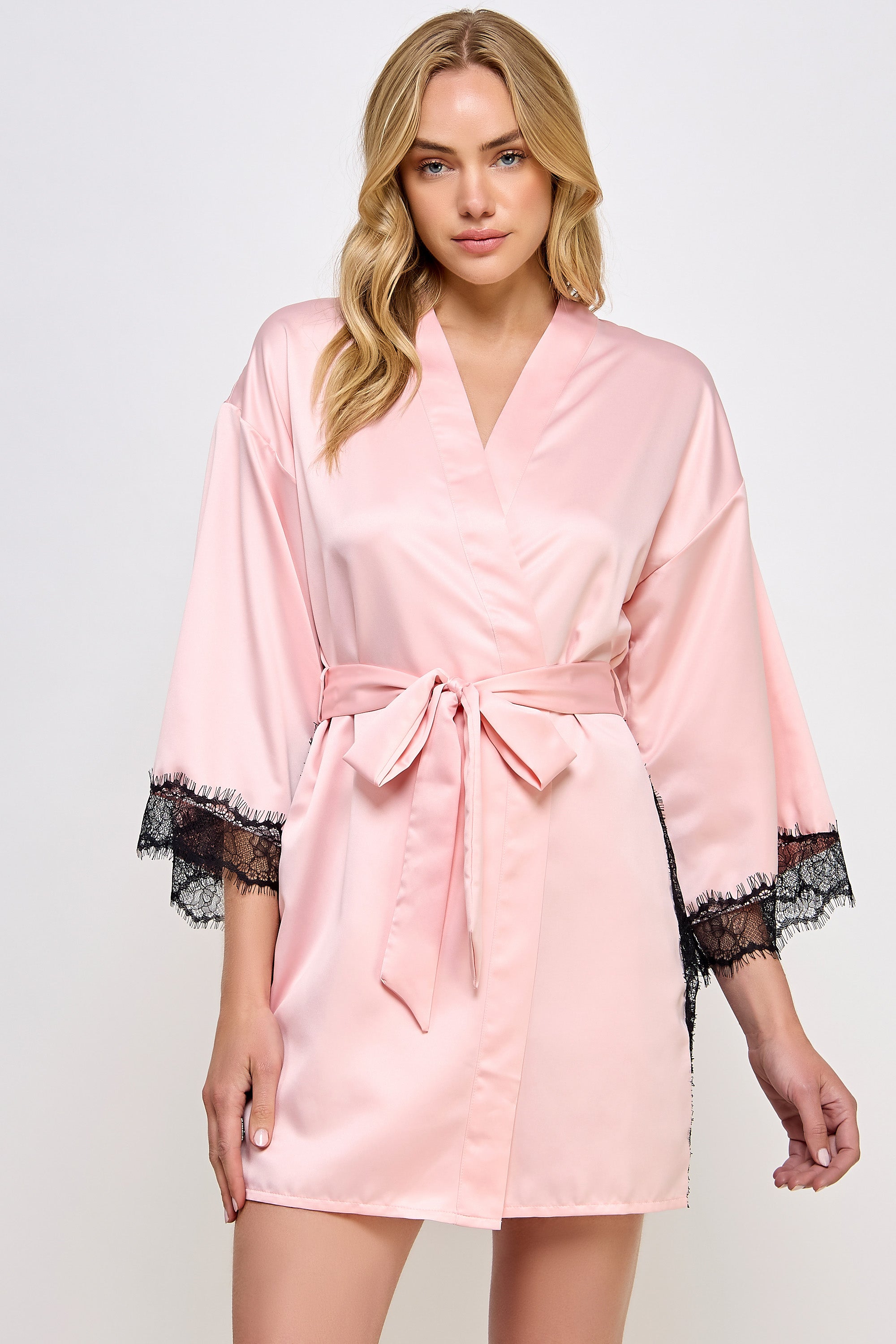 BeWicked Satin & Lace Isadora Robe