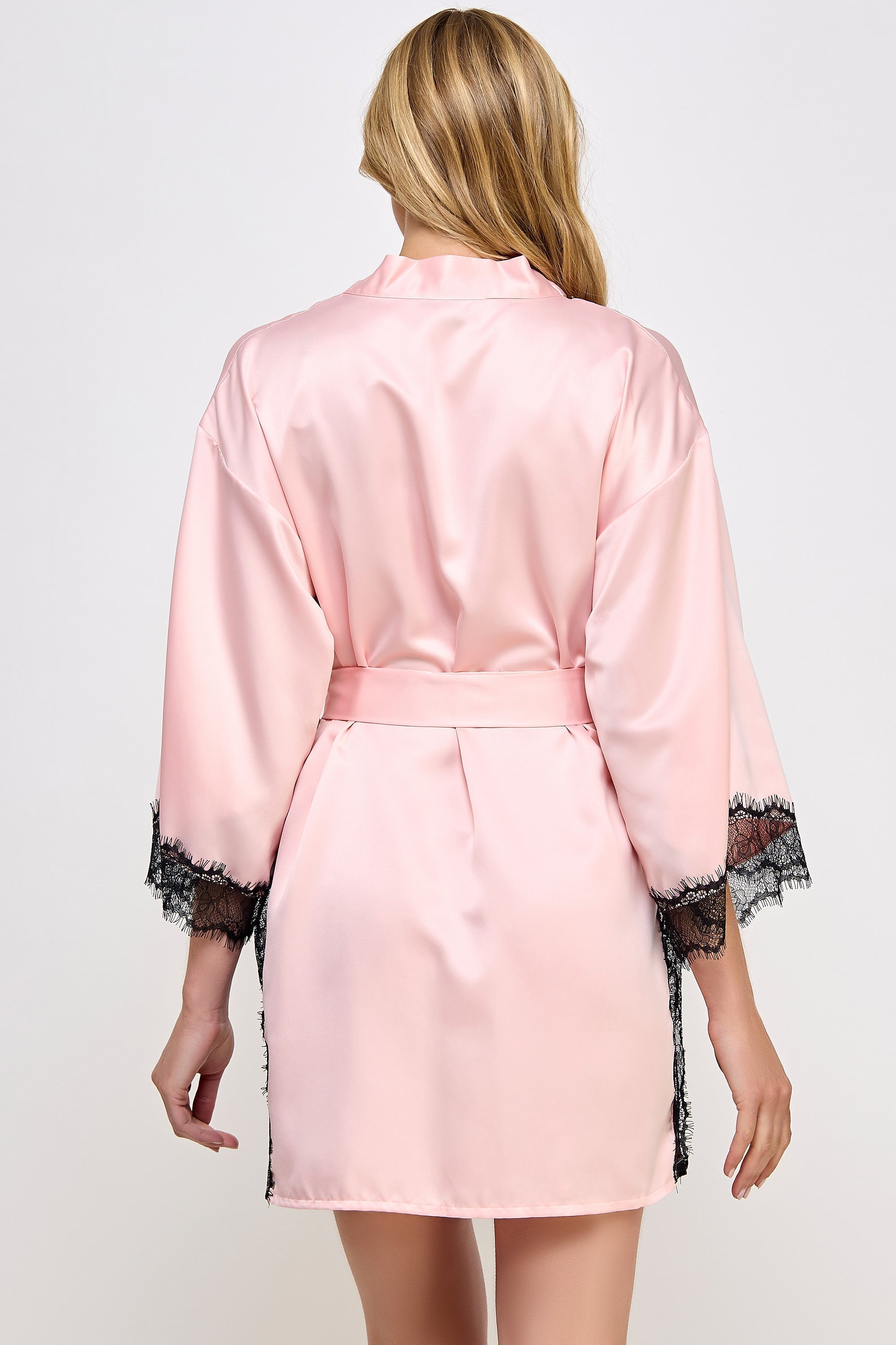 BeWicked Satin & Lace Isadora Robe