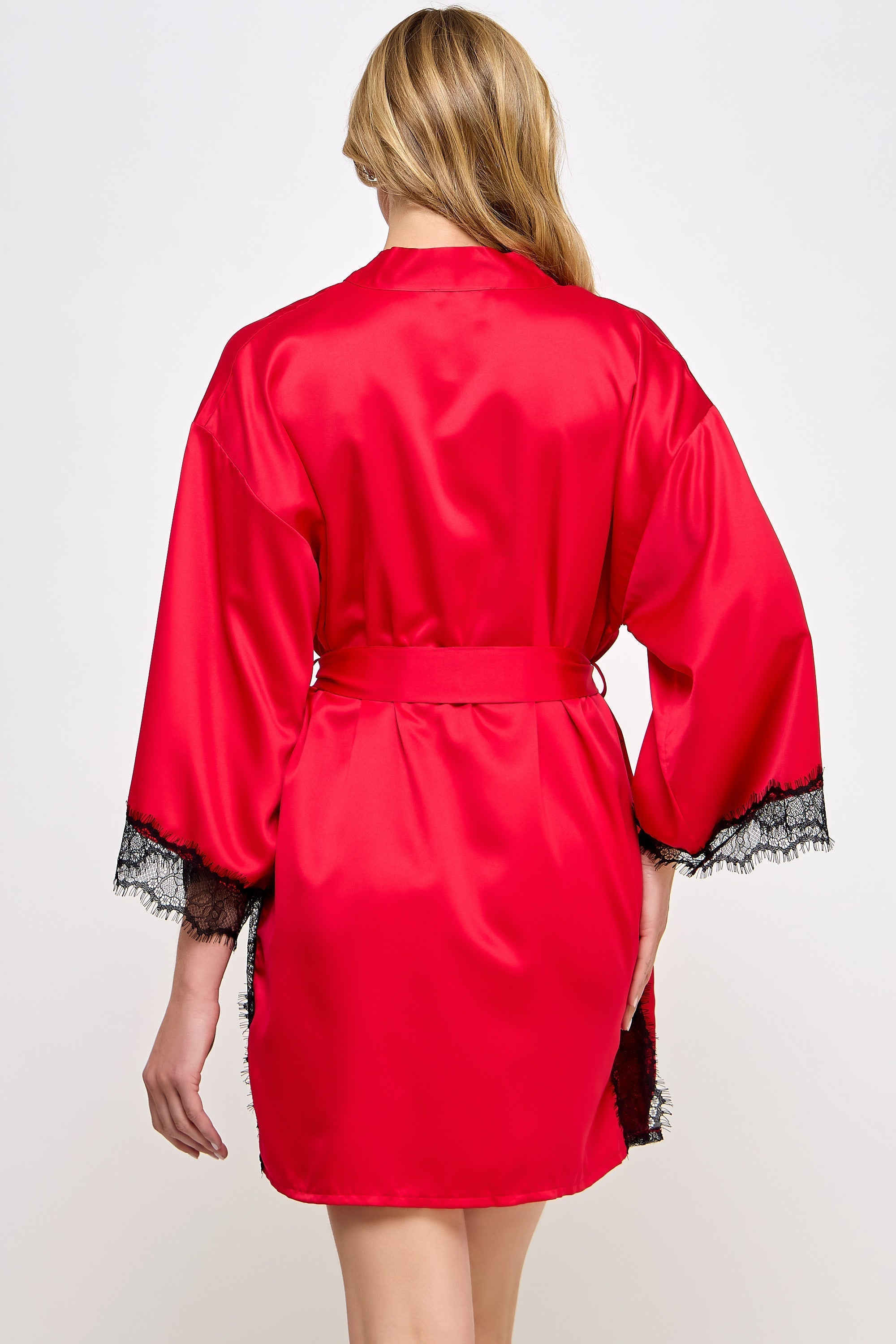 BeWicked Satin & Lace Isadora Robe