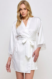 BeWicked Satin & Lace Isadora Robe