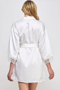 BeWicked Satin & Lace Isadora Robe