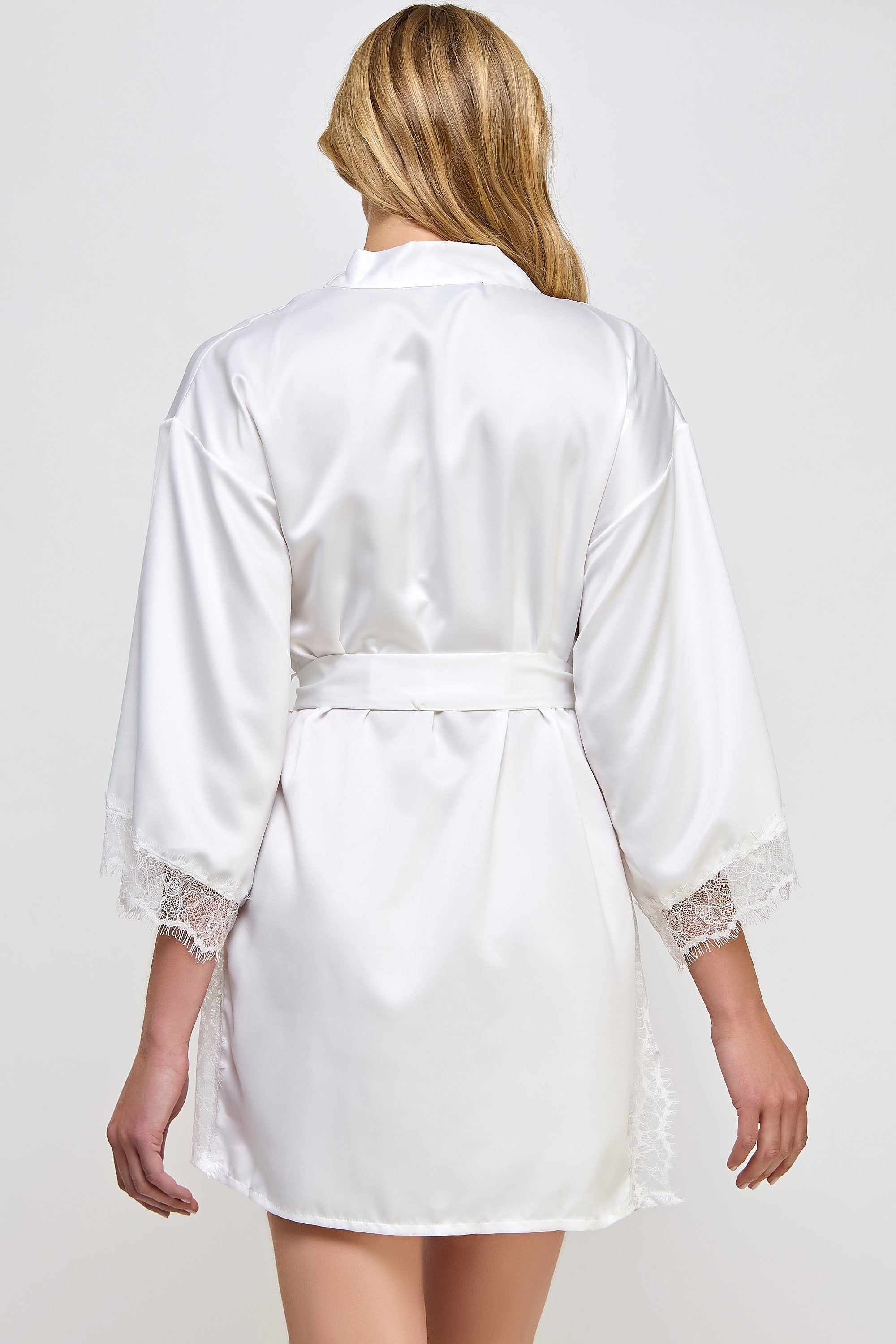 BeWicked Satin & Lace Isadora Robe