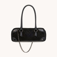 HAMMITT Meredith Sml Noir Diamond Suede/Gunmetal