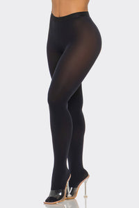 Catch My Eye Tights Crotchless Strappy Bows on Back High Waist