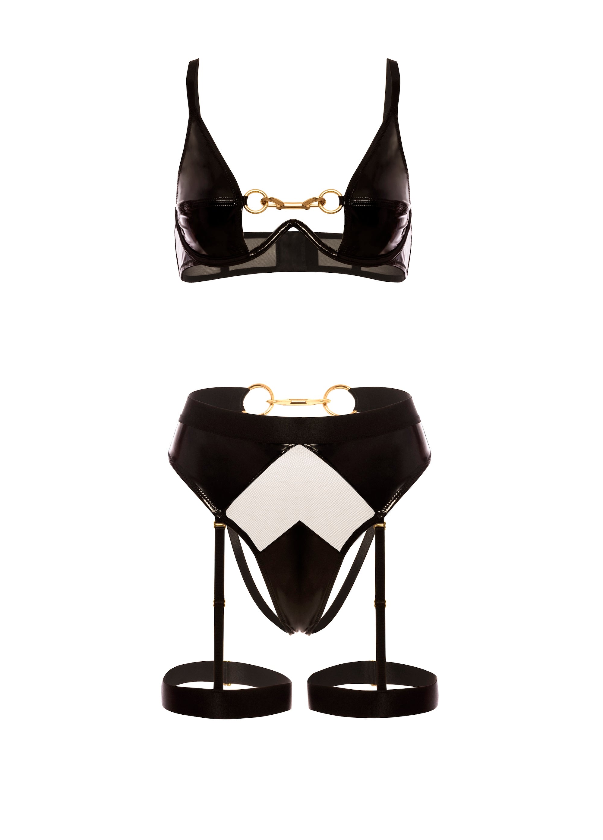 Fatale Plunge Bra Set