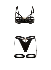 Please Me Open Cups Bra Set